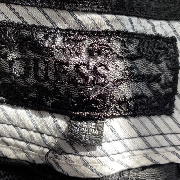 Guess Dressy Black Tie up Pants - Picture 3 of 5